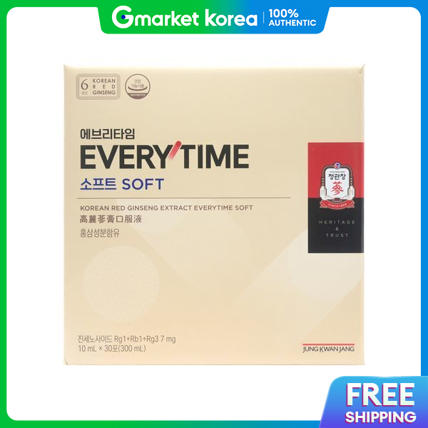 JungKwanJang | Jeong Kwan Jang Red Ginseng Extract Everytime Soft 10ml X 30 Pouches, 1 Unit / Wj Shopping Bag ราคา 3,673 บาท*ส่งฟรี