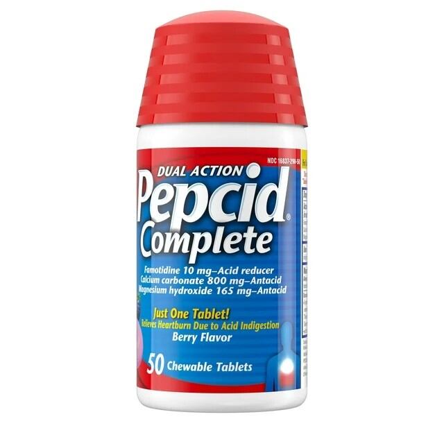 Pepcid Complete Chews, 50 Counts ราคา 1,950 บาท*ส่งฟรี