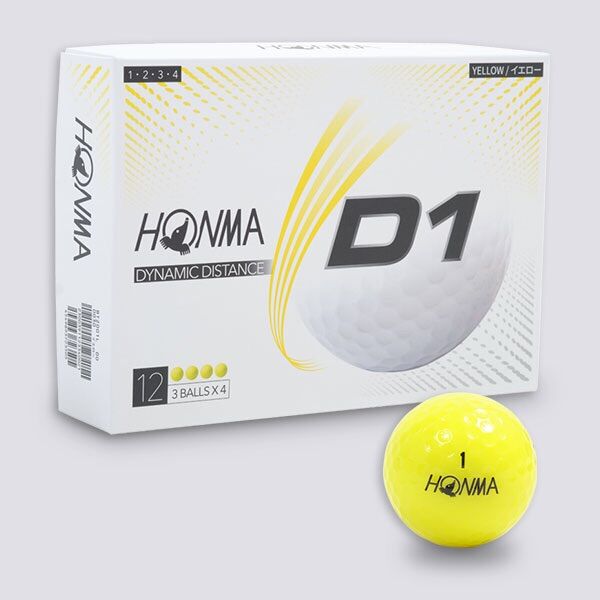 รีวิว HONMA GOLF BALLS D1 2020 model(All New D1) ลูกกอล์ฟ(12ลูก) Jay