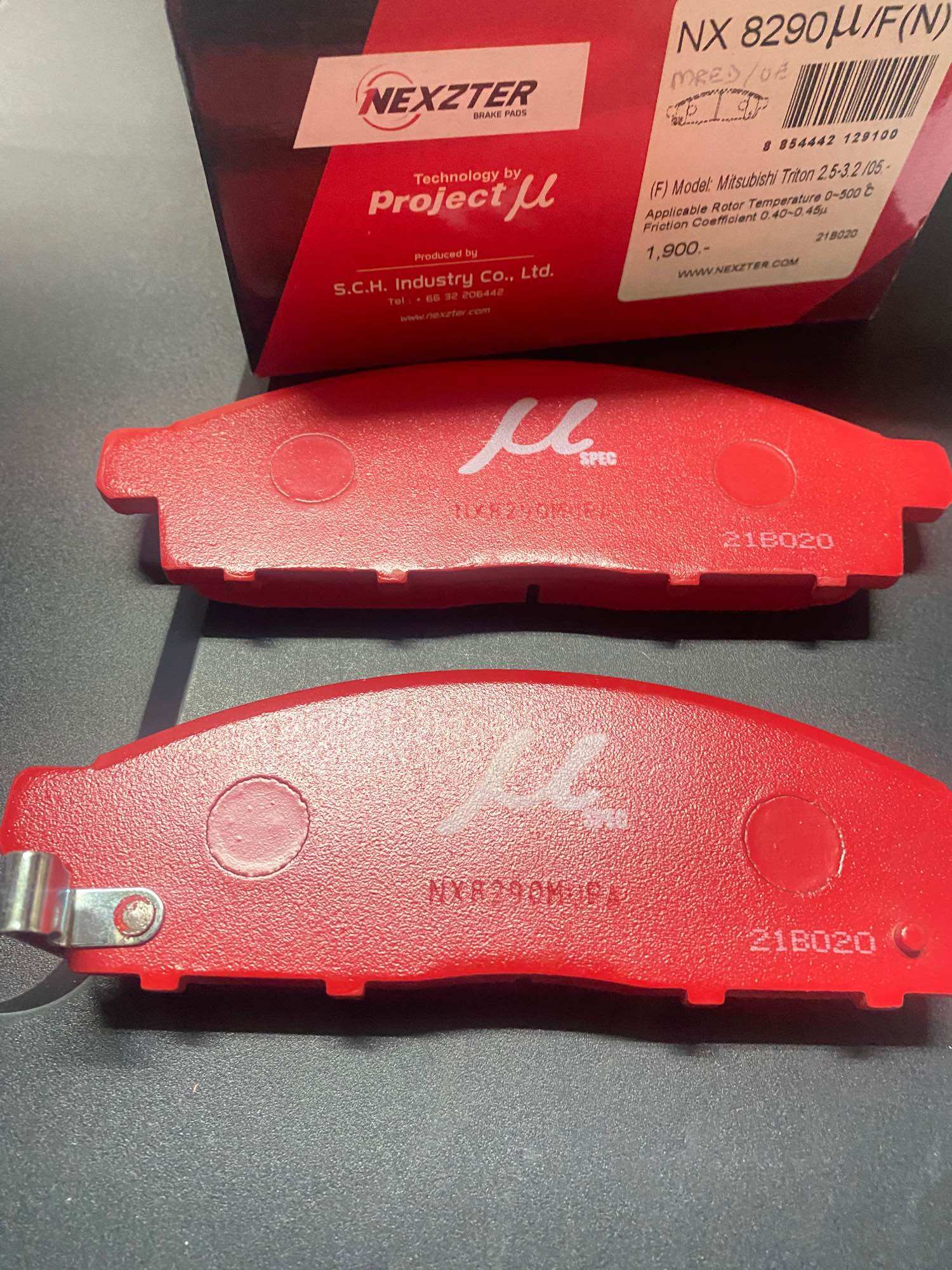 Brake Pads Nexzter Mitsubishi Triton Pajerosprots Year 2008-2024 Model Mspec ราคา 1,990 บาท*ส่งฟรี