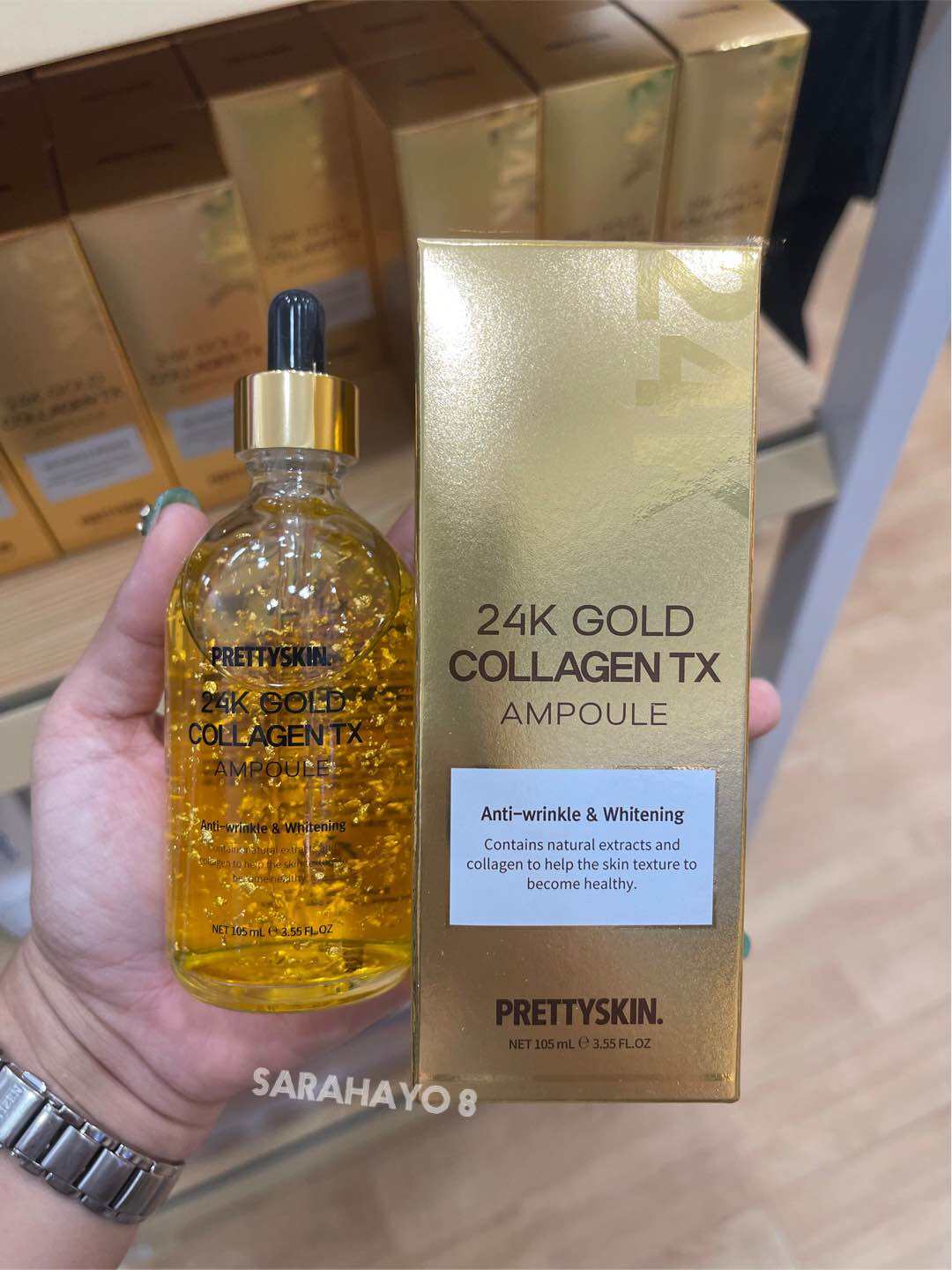 PRETTYSKIN 24K ゴールドコラーゲンTXアンプル105gx2セット PRETTYSKIN 24K ゴールドコラーゲンTXアンプル105gx2セット