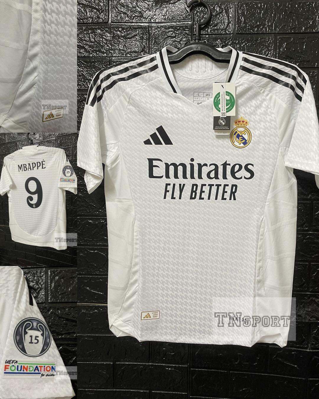 PLAYER เสื้อฟุตบอล เรอัลมาดริด 2024-2025 เกรดนักเตะ พรี่เมี่ยม สินค้านำเข้า รับประกันคุณภาพสินค้า ราคา 450 บาท*ส่งฟรี