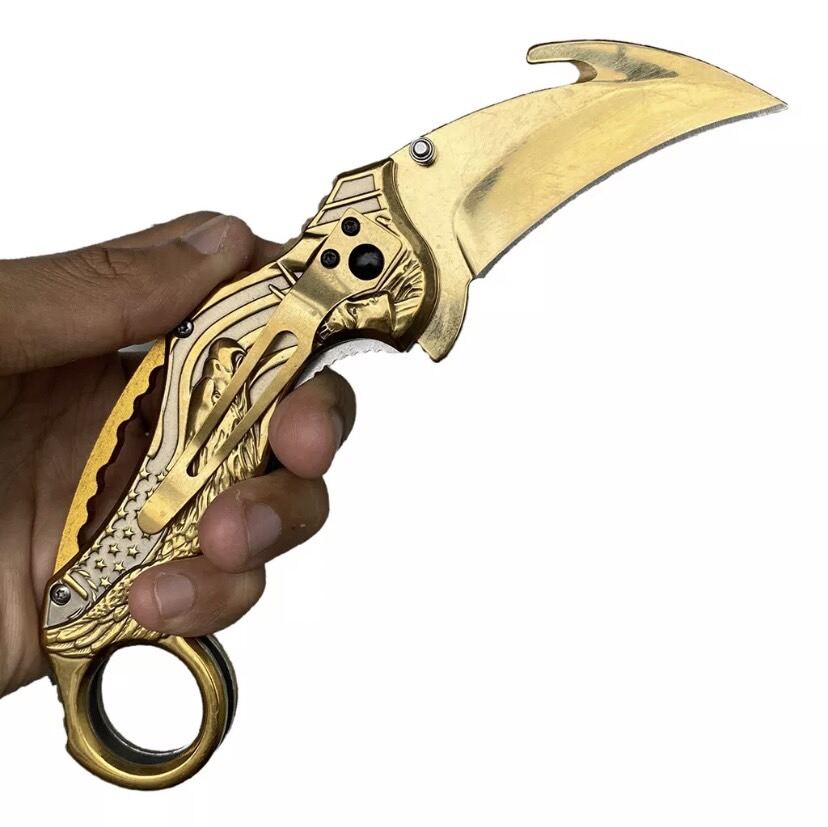 มีดพับ มีดคารัมบิต Browning Karambit Knife ขนาด 7.5 นิ้ว (19 ซม. ...