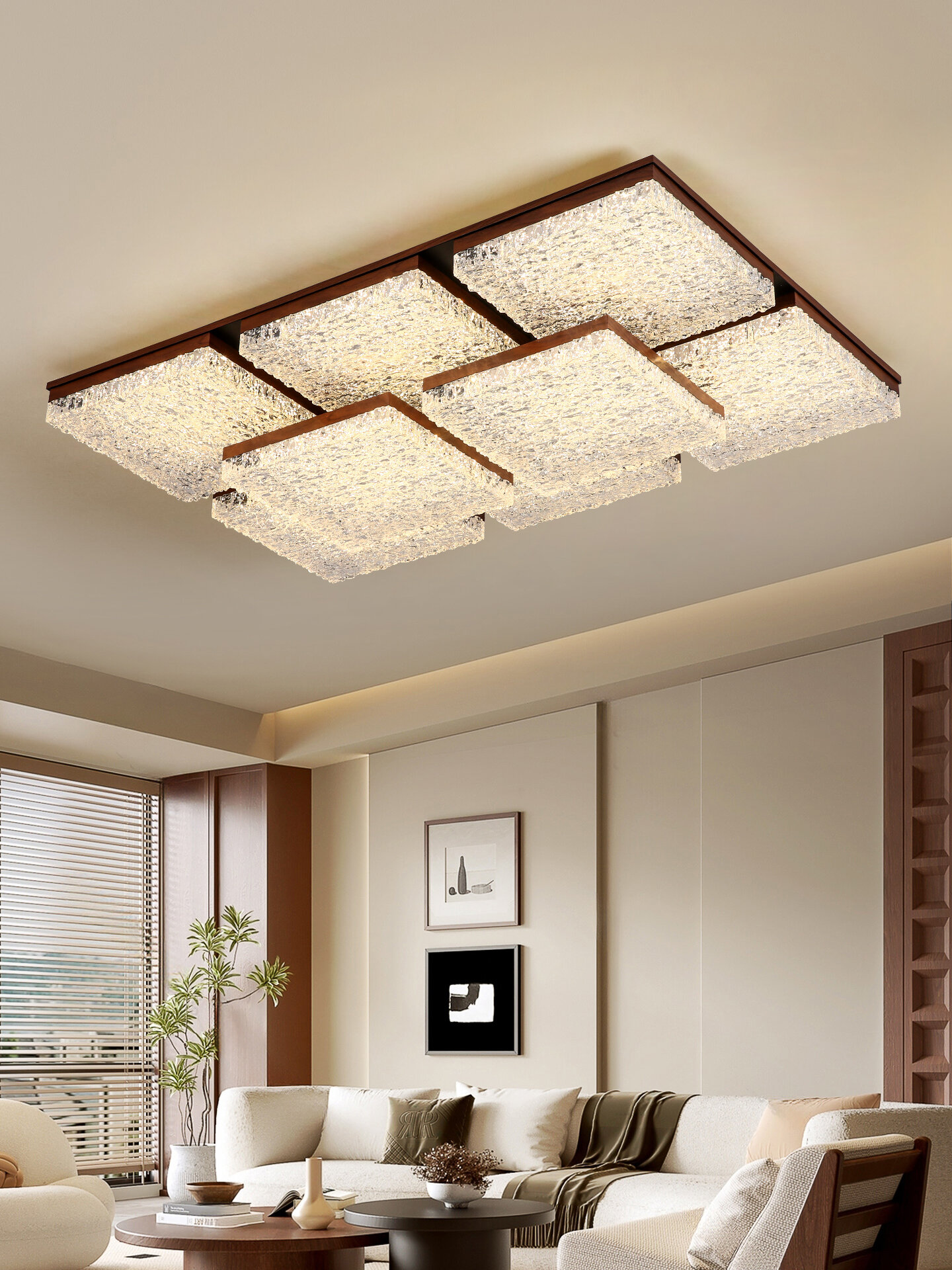 MR.LAMP | Elegant Retro Ceiling Light for Living Room ราคา 18,407 บาท*ส่งฟรี