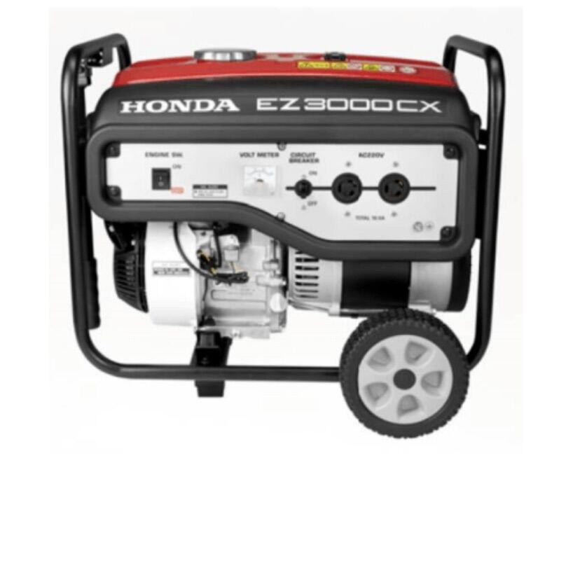 HONDA เครื่องปั่นไฟแบบปรับแรงดันไฟฟ้าอัตโนมัติ EX3000CX R สีแดง