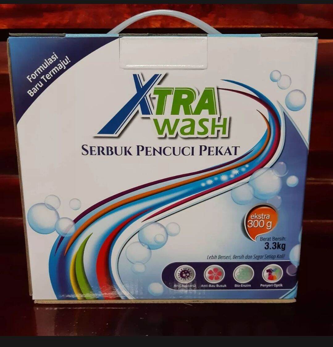 ผงซักฟอกเอ็กซ์ตร้า Zhulian Xtra Wash 3.3 kg