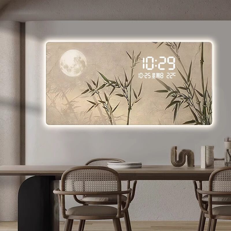 XIANGTUYIN | High-end LED Digital Clock Wall Art ราคา 2,391 บาท*ส่งฟรี