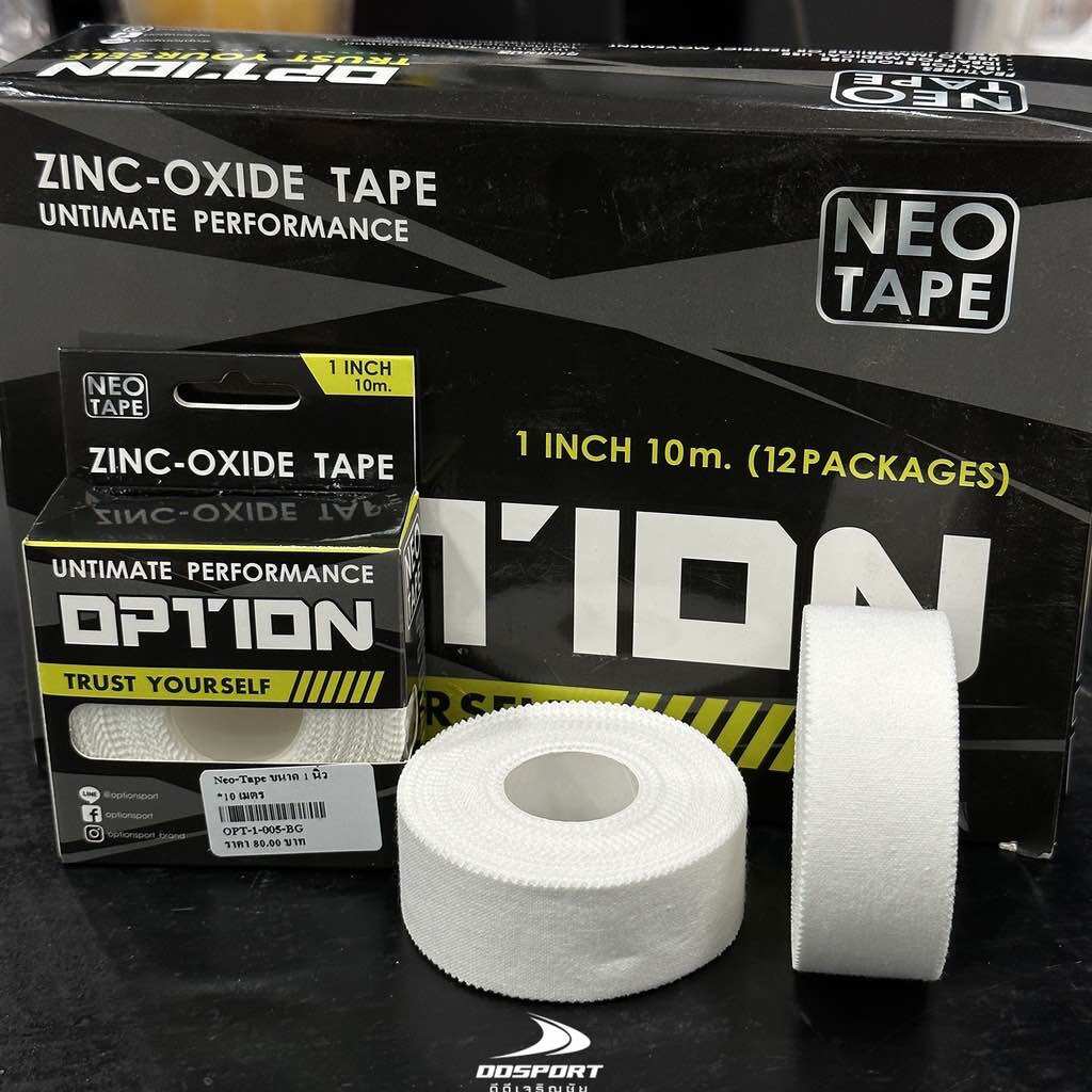 Option NEO TAPE นีโอเทป เทปกาว ผ้าล็อค เทปผ้าล็อคข้อ สำหรับนำกีฬา ขนาด ...