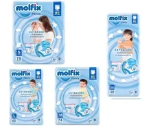 ภาพขนาดย่อของสินค้าMolfix ผ้าอ้อมกางเกงห่อใหญ่