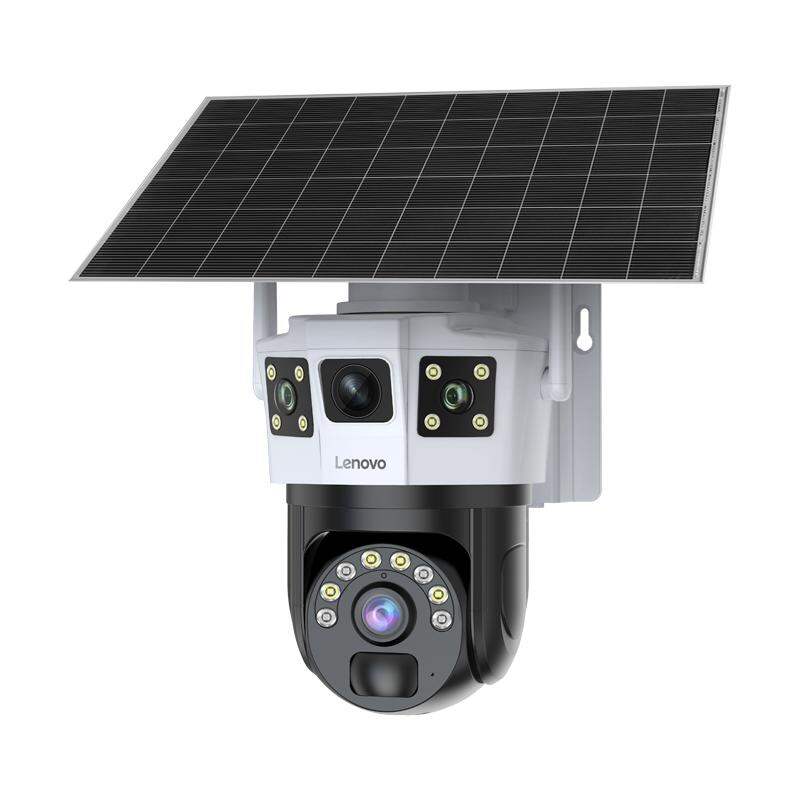 Lenovo | Solar Power 360 Degree No-Blind Spot Network-Free Night Vision 4G Enabled Outdoor Security Camera ราคา 1,831 บาท*ส่งฟรี
