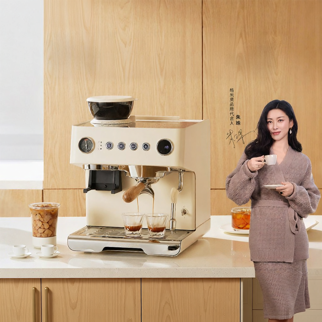 Gemilai | Semi-automatic Home Coffee Machine Integrated Grinder Dual Temp Extraction ราคา 34,536 บาท*ส่งฟรี
