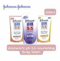 Johnson จอห์นสันเบบี้แคร์ ครีมอาบน้ำ PH 5.5 ชนิดถุงเติม 500 มล.