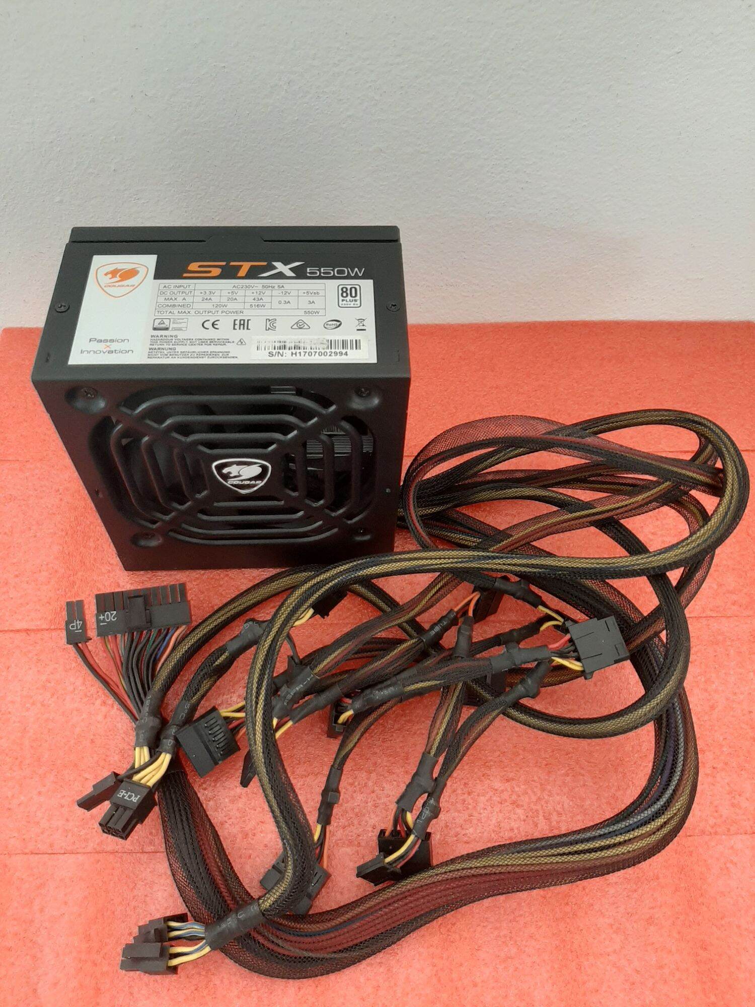 Power Supply COUGAR STX 550W 80 PLUS มือสอง สภาพดี - ศรีราชา_ช็อป ...
