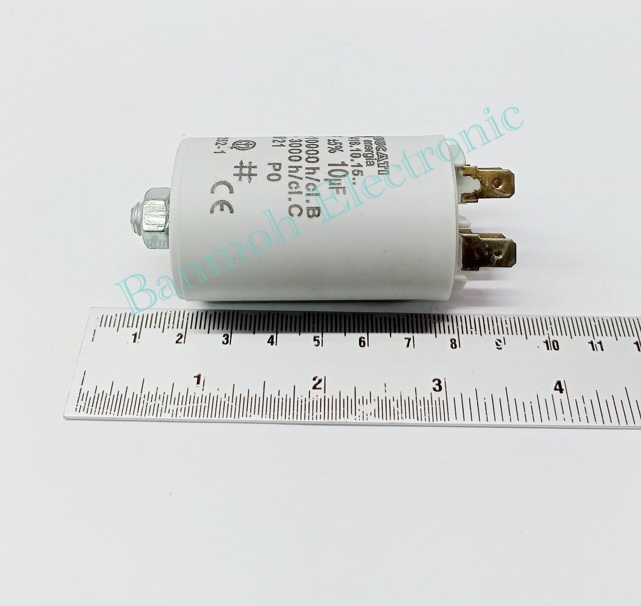 10UF 450V CAPACITOR MOTOR แบบมีน๊อต 10uf450v ของแท้เกรดดี100% Made in ...