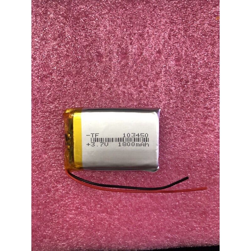 แบตเตอรี่ชาร์จ3.7V1800mah ก.3.4*ย.5*น.1cm(103450/1800mah)1ก้อน