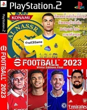 ภาพขนาดย่อของภาพหน้าปกสินค้าแผ่นเกมส์Ps2 - PES2023 อัพเดทล่าสุด แผ่นไรท์คุณภาพ(เก็บปลายทางได้) จากร้าน ICEGame บน Lazada ภาพที่ 1