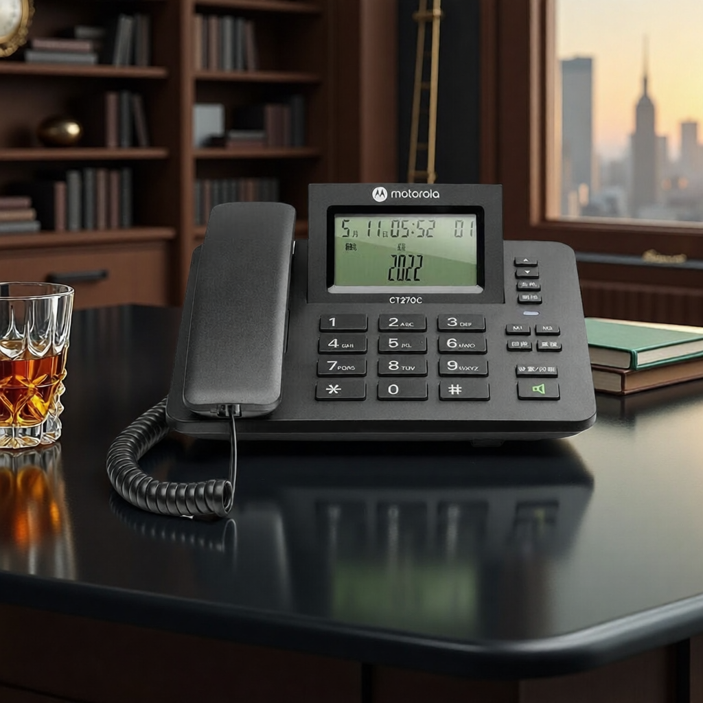 Motorola | Battery-Free Caller ID Landline Phone LCD Display ราคา 622 บาท*ส่งฟรี