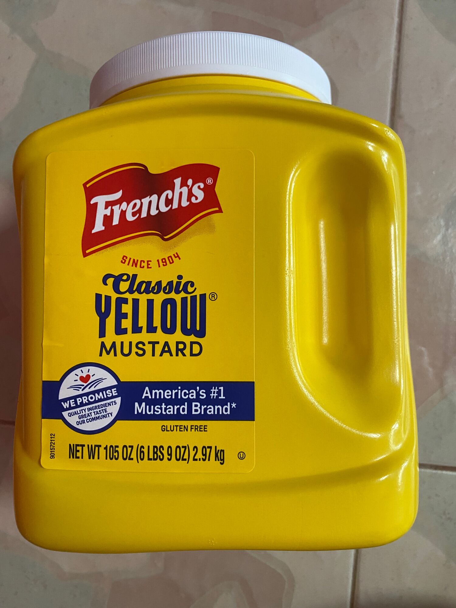 ซอสมัสตาร์ด ( French ‘s Classic Yellow Mustard 2.97 kg. เฟร้นช์น