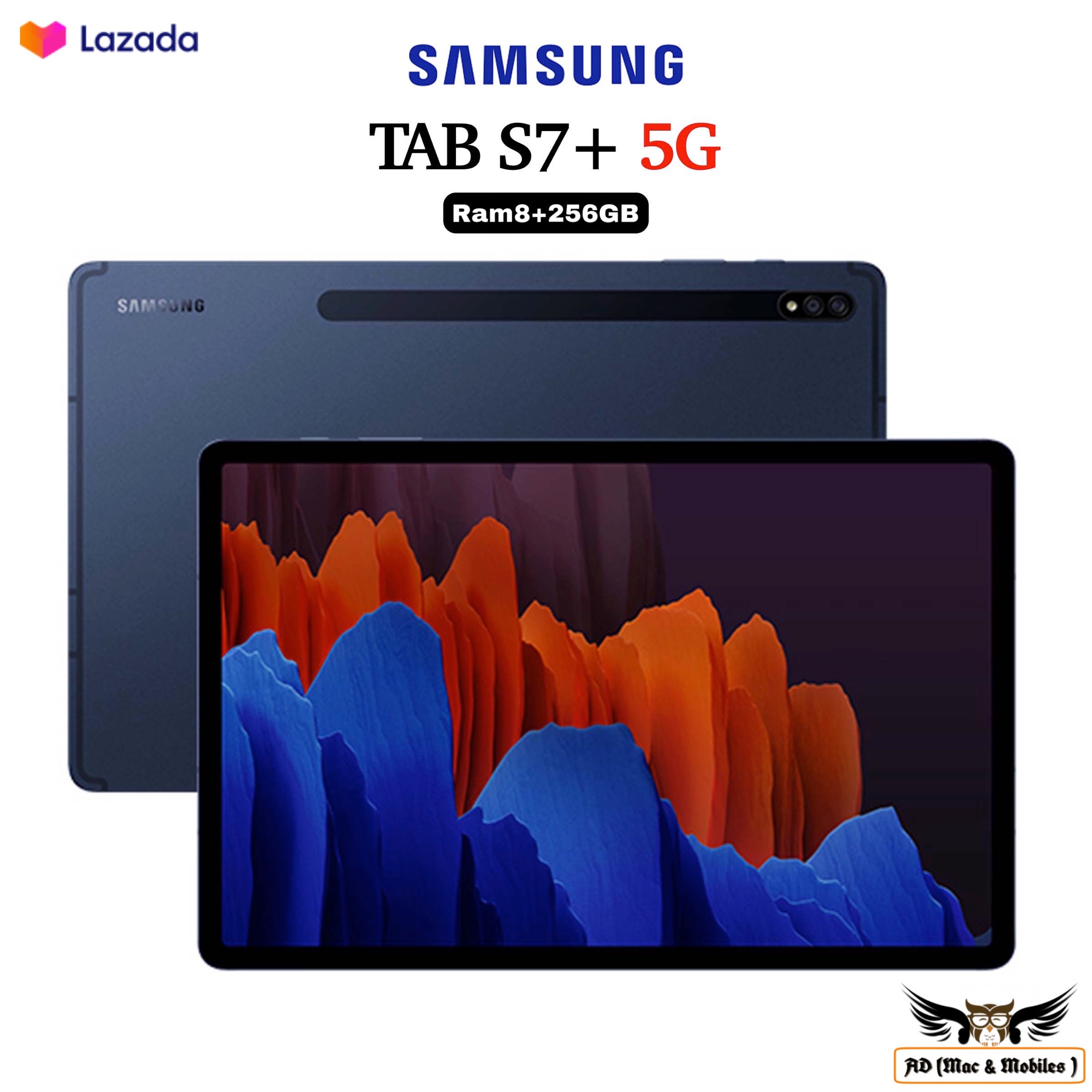 Samsung Tab S7+ 5G Ram8+256GB🇹🇭เครื่องศูนย์ไทย ประกันศูนย์ซัมซุงทั่วประเทศ🇹🇭