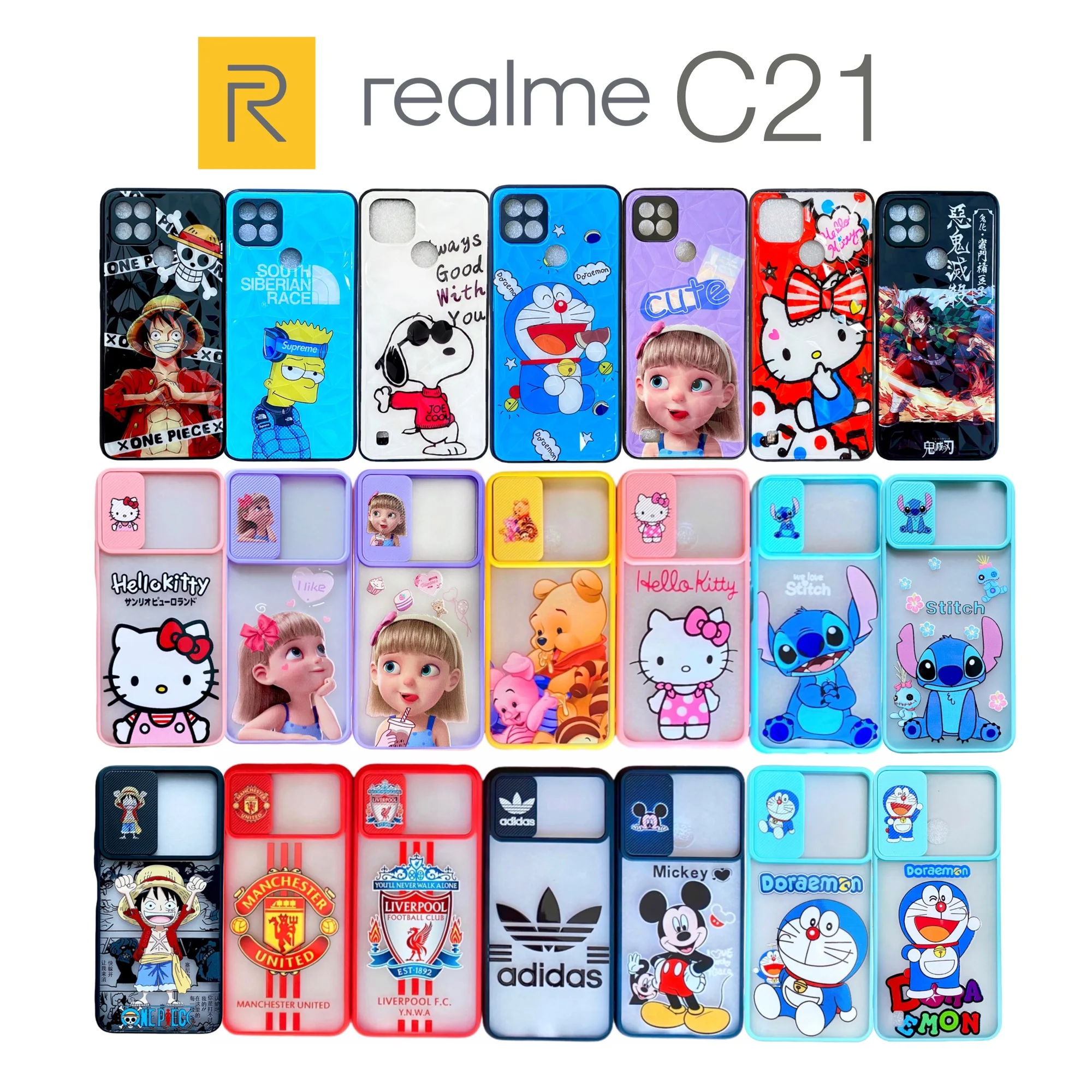 เคส 3D case Realme C21 พร้อมส่ง