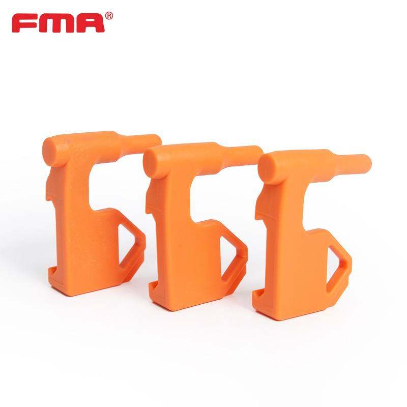 Portable Nylon Safety Warning Flags FMA Empty Chamber 3 Pack Compact Outdoor Camping Travel Gear Military Fan Accessories