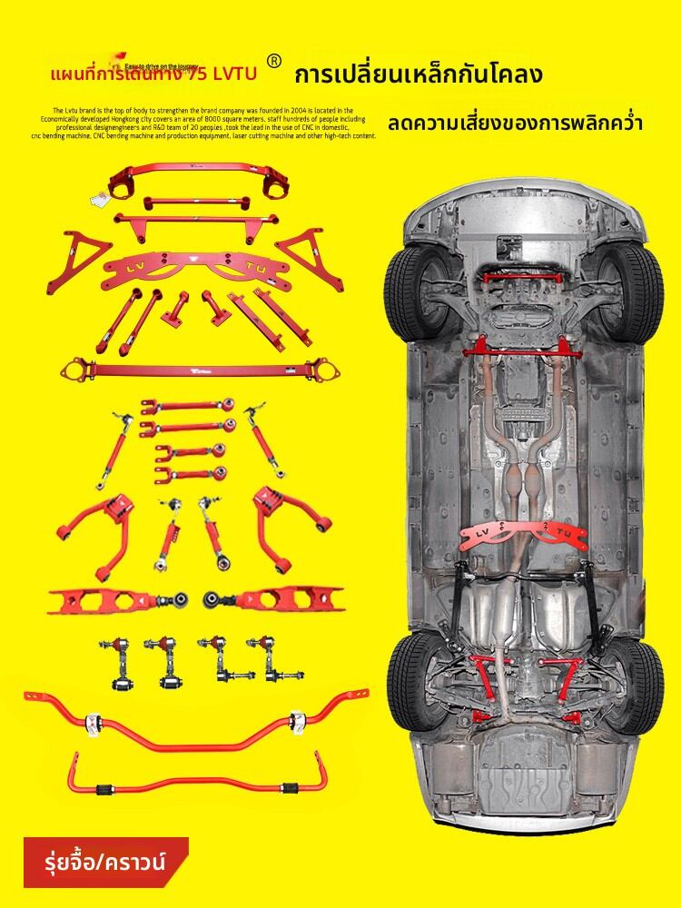 LVTU | Adjustable Anti-Roll Bar Mounts for Toyota Reiz, Crown GS, Lexus IS ราคา 937 บาท*ส่งฟรี