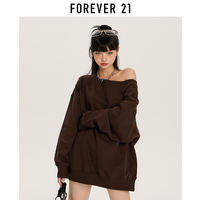 Forever 21 | เสื้อไหมพรมแขนยาวแบบสบายๆ ไหล่ตก