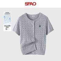 spao | เสื้อยืดแขนสั้นทรงสลิมฟิต สไตล์ชิค สำหรับผู้หญิง