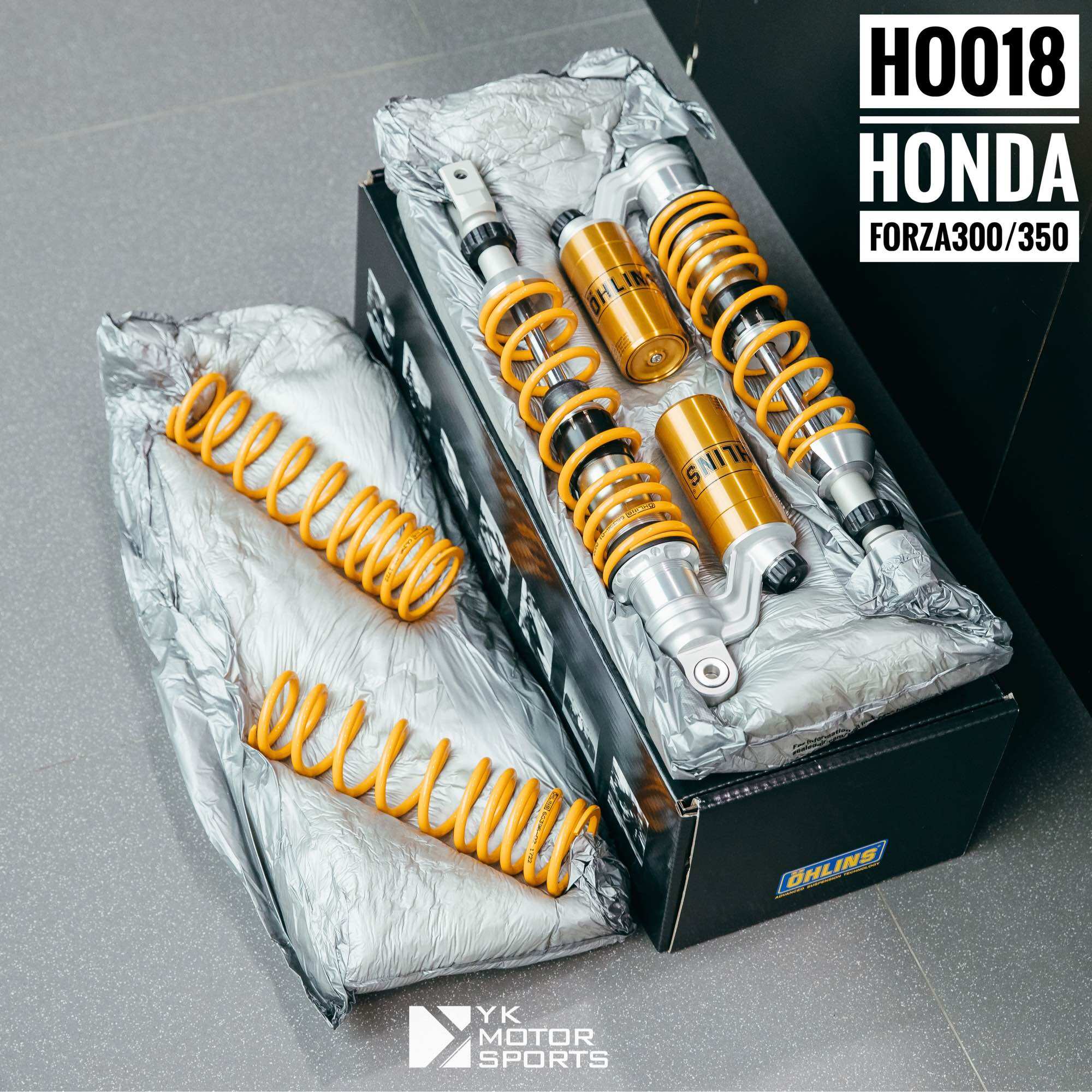ohlins โช๊คหลัง โอลิน โช๊คอัพ Honda Forza350 HO018 ของแท้! รับประกัน2ปี ราคา 25,000 บาท*ส่งฟรี