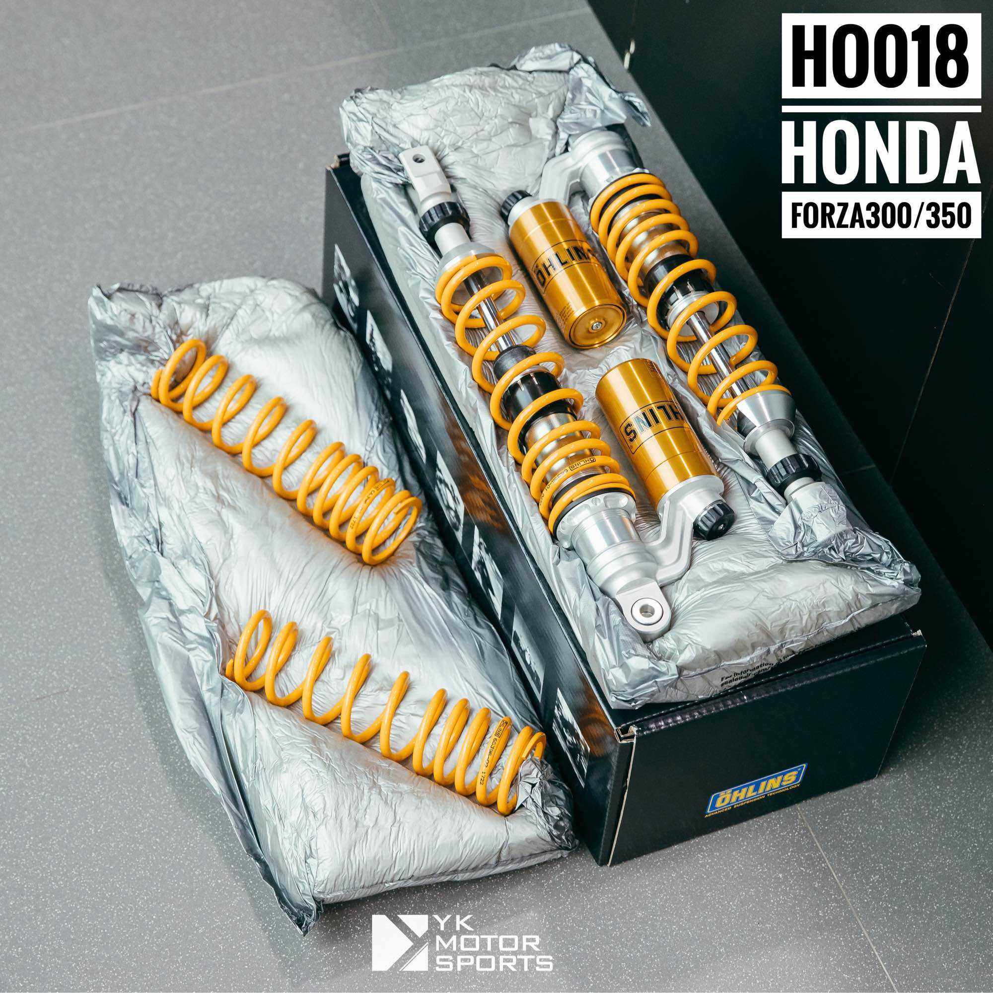 Ohlins Rear Shock, Honda Forza 300/350 Model, Year 2020-2025 (Ho018), Genuine! 2 Year Warranty