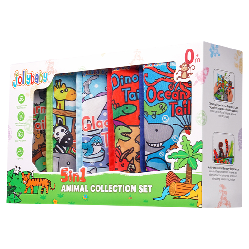 Jollybaby | หนังสือเงียบสำหรับทารก ทนทานต่อการกัด