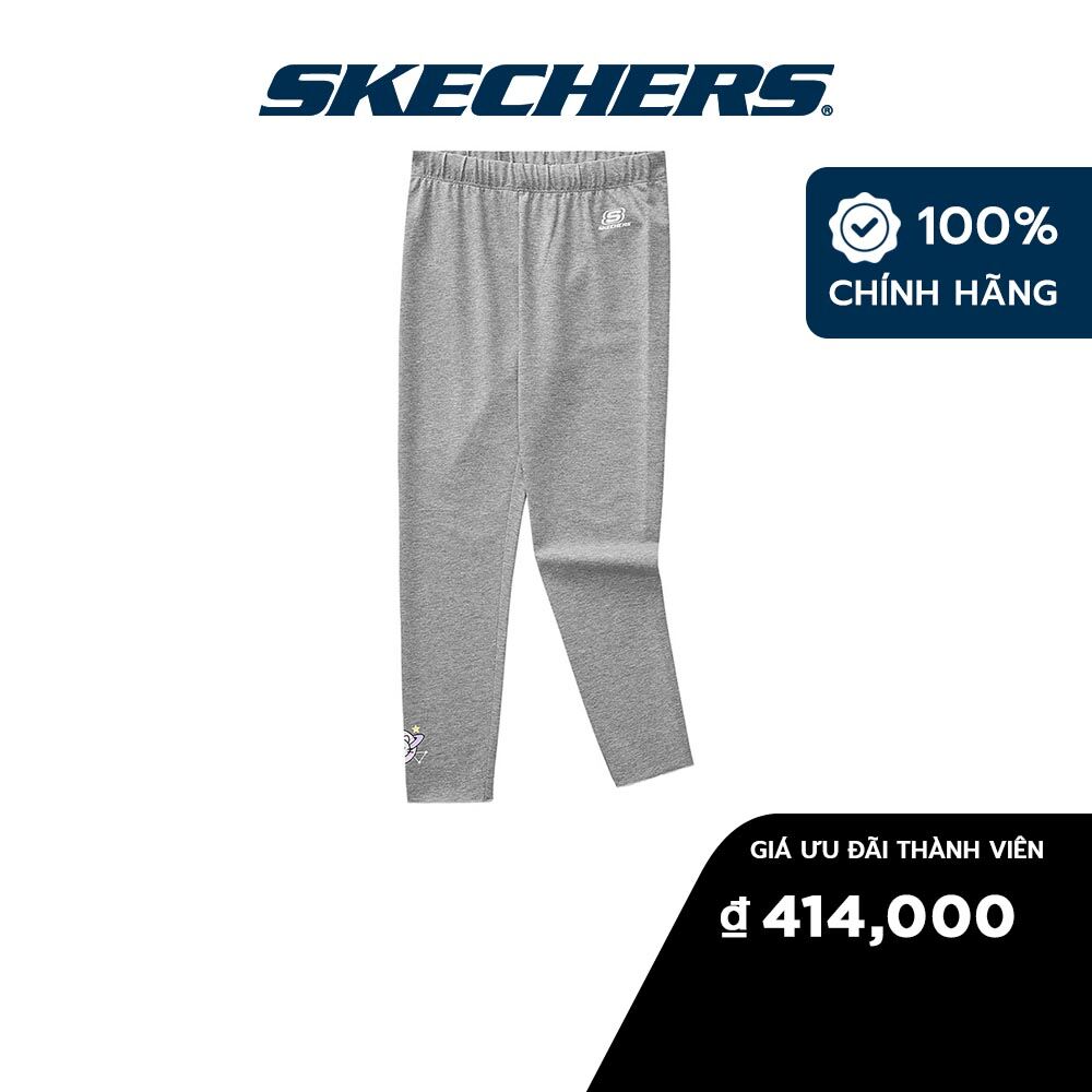 Skechers bé gái leggings đi học, đi bộ, hằng ngày - l322g027-00rp
