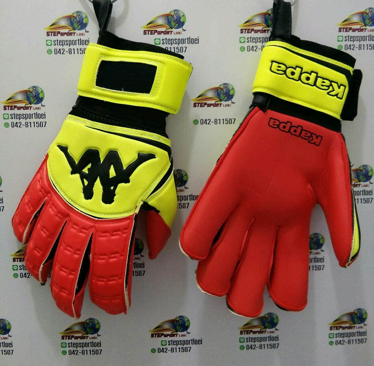 Kappa(แคปป้า)ถุงมือผู้รักษาประตู Kappa GV-1512 Valenzio Regend GK Roll Finger Cut มี 4 สี เบอร์ 8 - 11