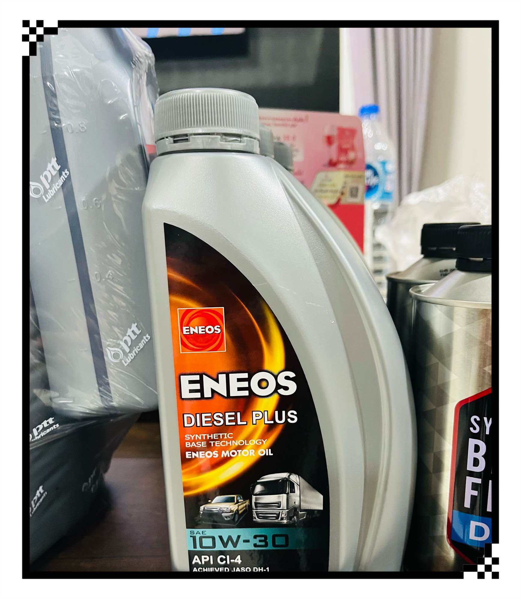 ENEOS DIESEL PLUS เอเนออส ดีเซล พลัส น้ำมันเครื่อง ดีเซล 10W30 1ลิตร ...