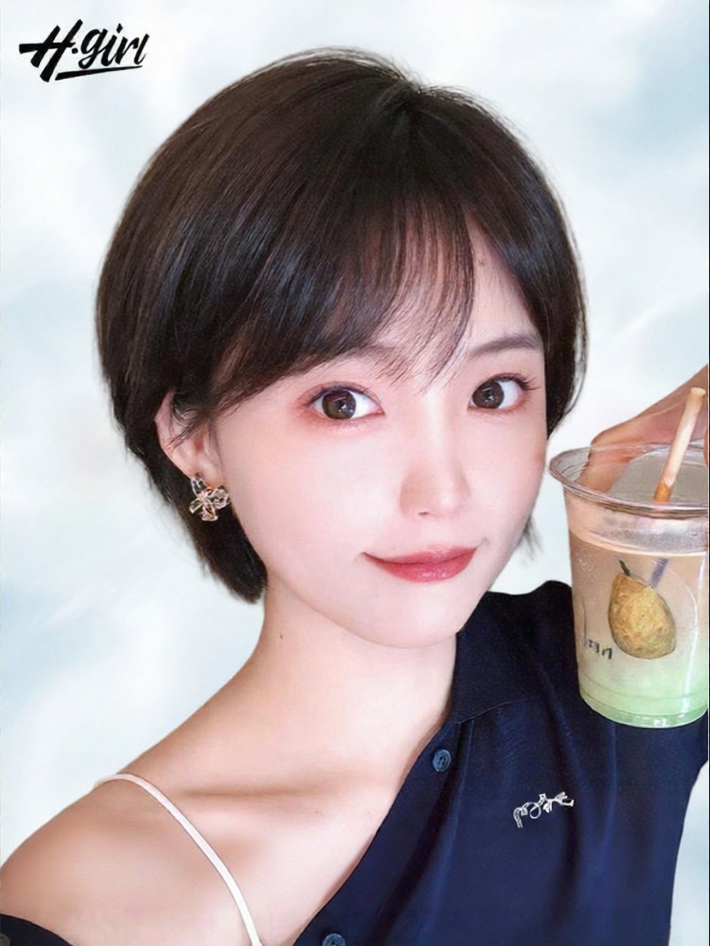 H.GIRL | Full Head Human Hair Short Bob Wigs ราคา 12,476 บาท*ส่งฟรี