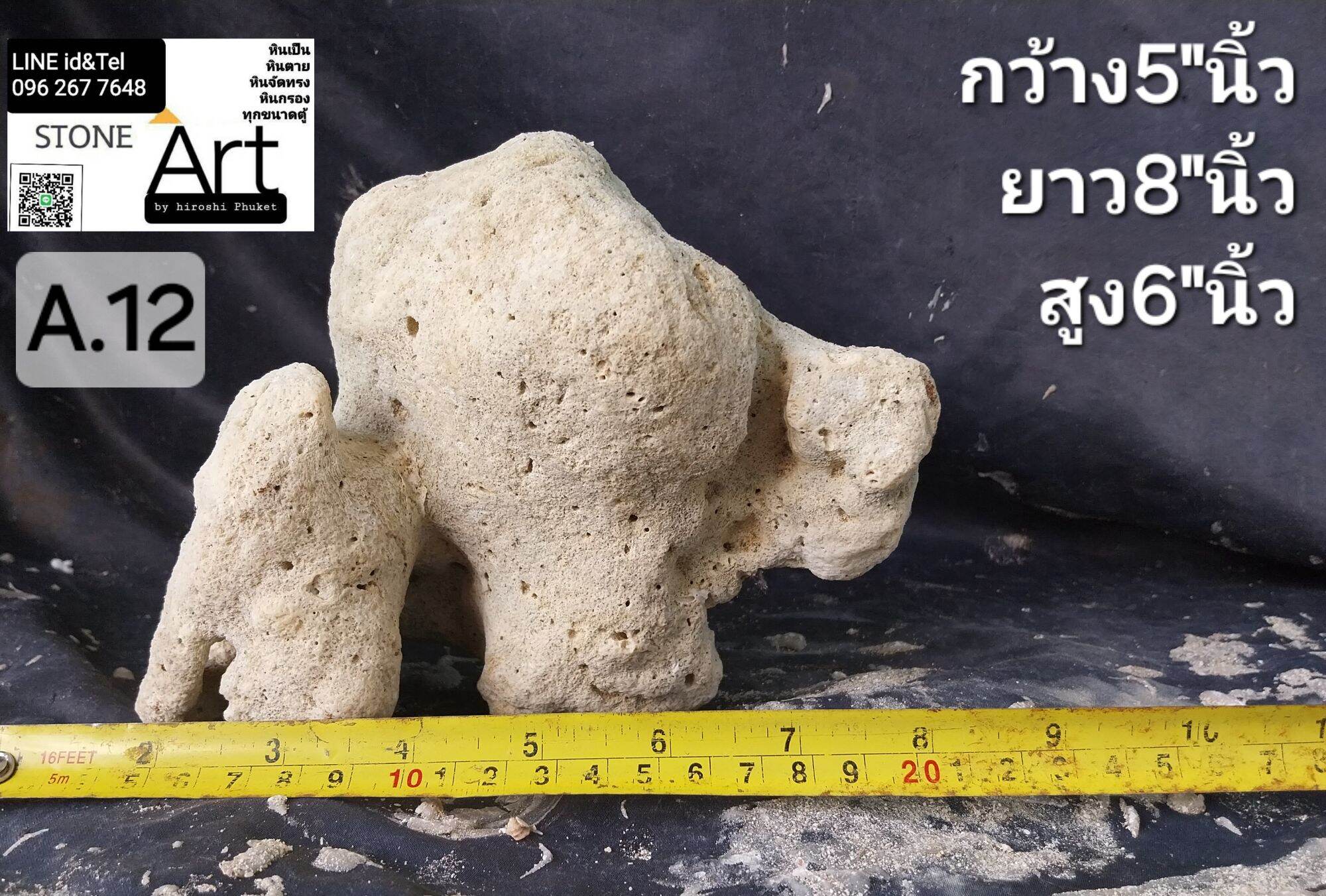 Big Sea Stone No.8/9 (8 Inches) Natural Stone Helps the Ecosystem in the Tank Use to Decorate Marine Fish Tanks, Porous, Clean, Therapeutic, Ready to Put in the Tank. Order Now and Choose the Product Via Inbox. ราคา 144 บาท*ส่งฟรี