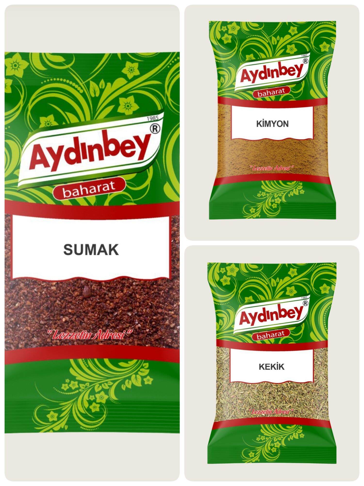 Sumac (Sumak) Oregano (Kekik) Cumin(Kimyon) เครื่องปรุงรส ตุรกี พร้อม