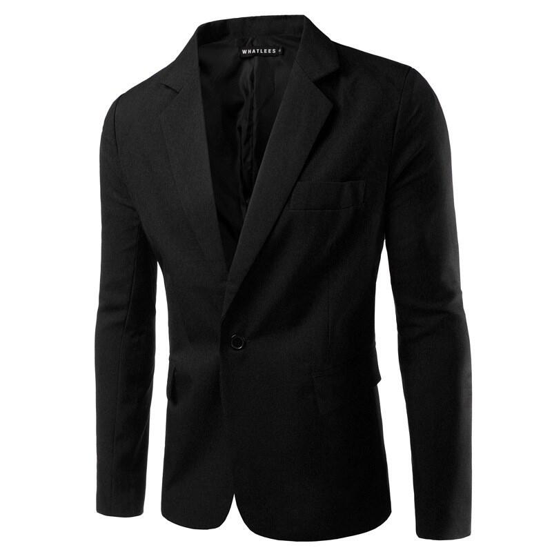 เสื้อเชิ๊ตชาย Korean Men One Button SLIM FIT Suit Blazer Coat แจ็คเก็ต