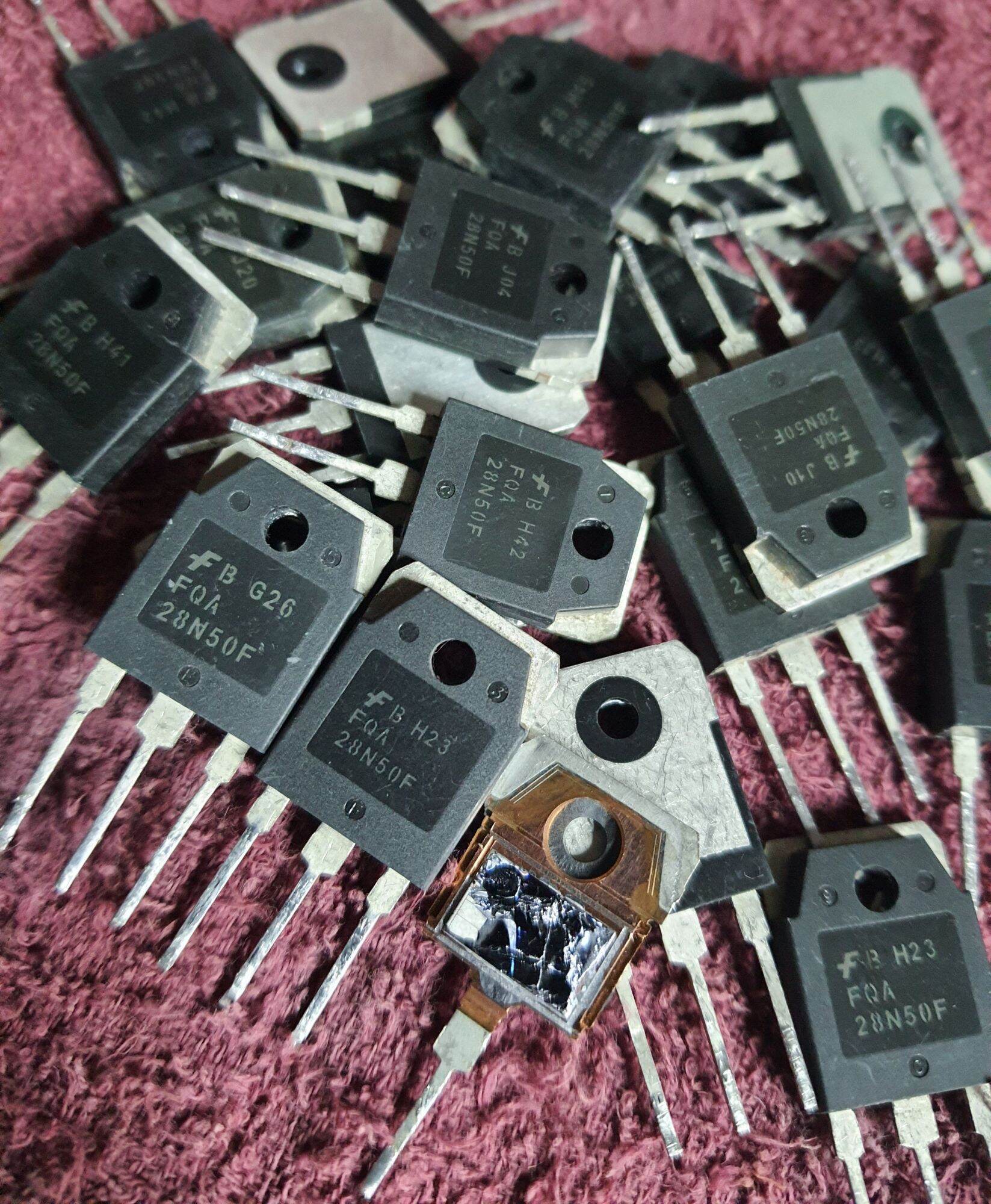 1 Transistor MOSFET FDA28N50F (FDA28N50, 28N50, FQA28N50F) En Boîtier TO-3P - Pour Alimentations, Amplis Ou Contrôleurs De Moteur