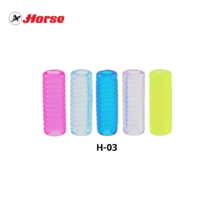ปลอกสวมปากกายาง ตราม้า H-02 H-03 แพ็ค 5 อัน คละสี
