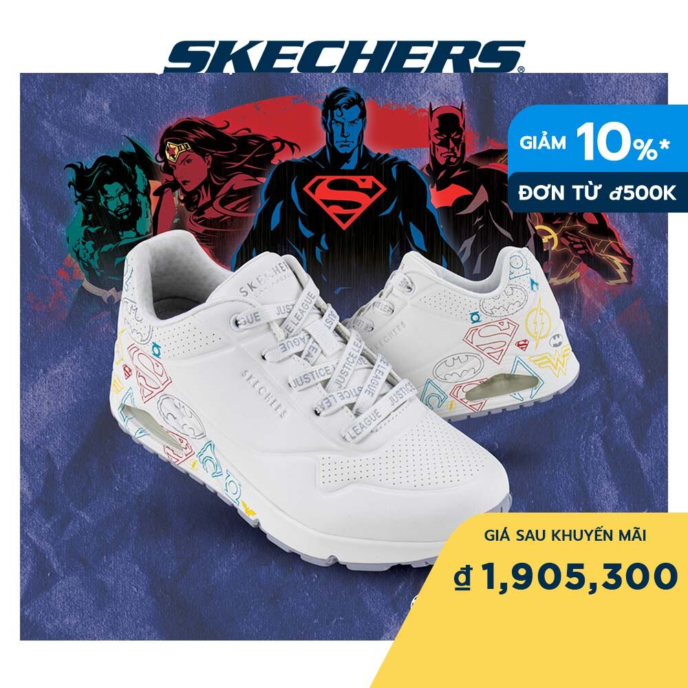 Skechers Nữ Giày Thể Thao Thường Ngày DC Collection SKECHERS Street Uno 800018WHT