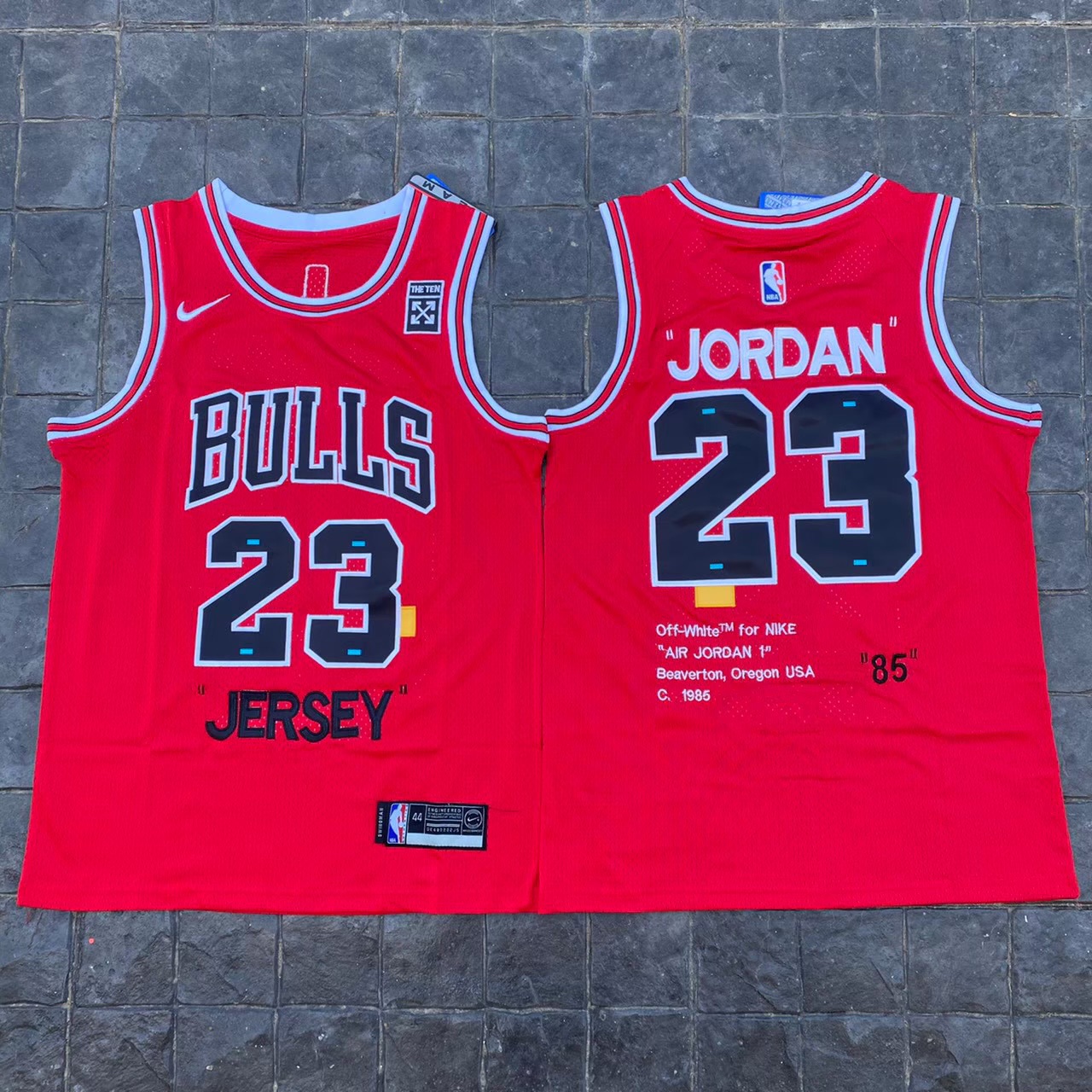 เสื้อบาส Bulls 23 jordan(ow)