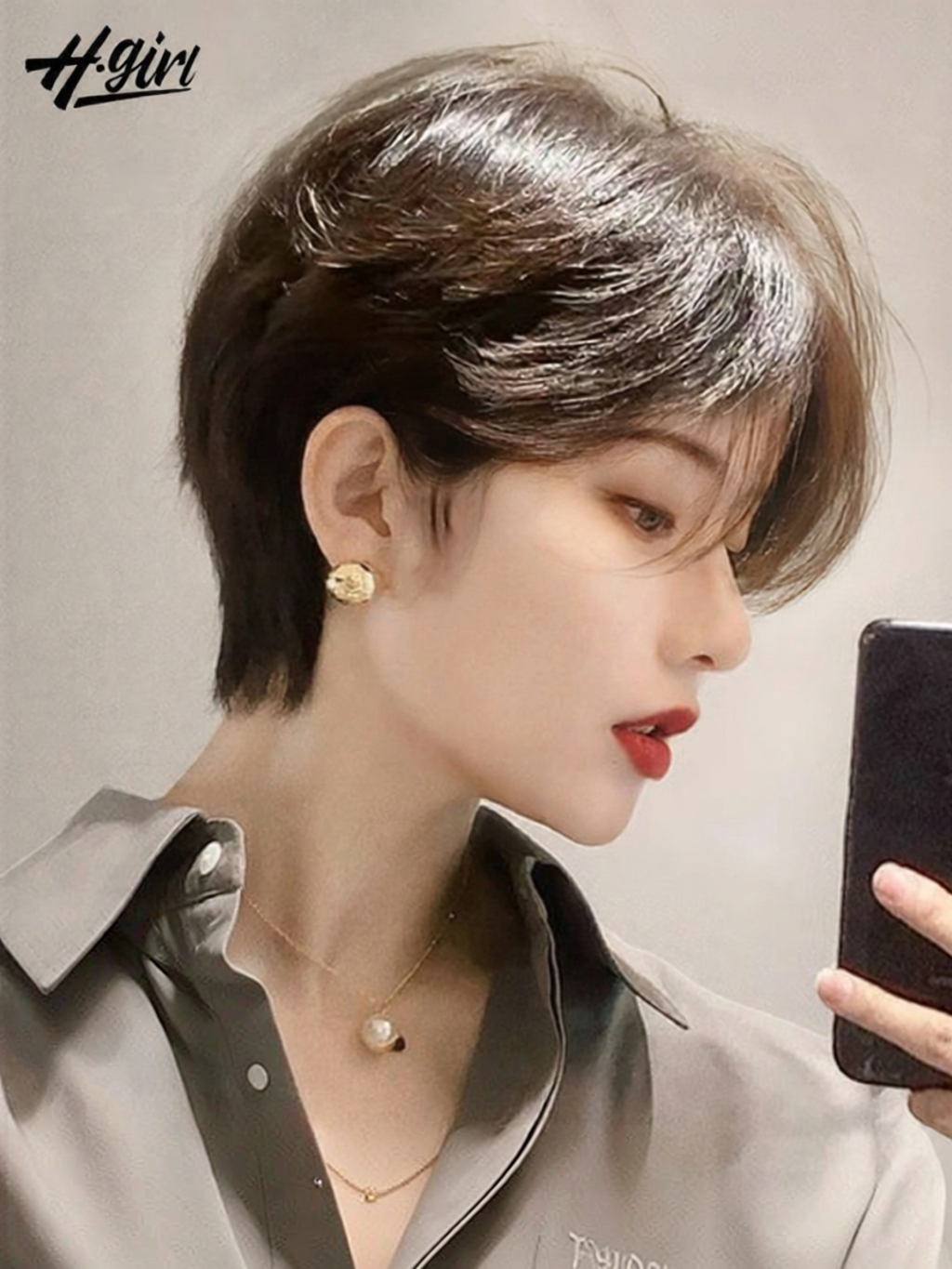 H.GIRL | Natural Full Wig Women Real Hair Fashionable Youthful Style ราคา 7,602 บาท*ส่งฟรี