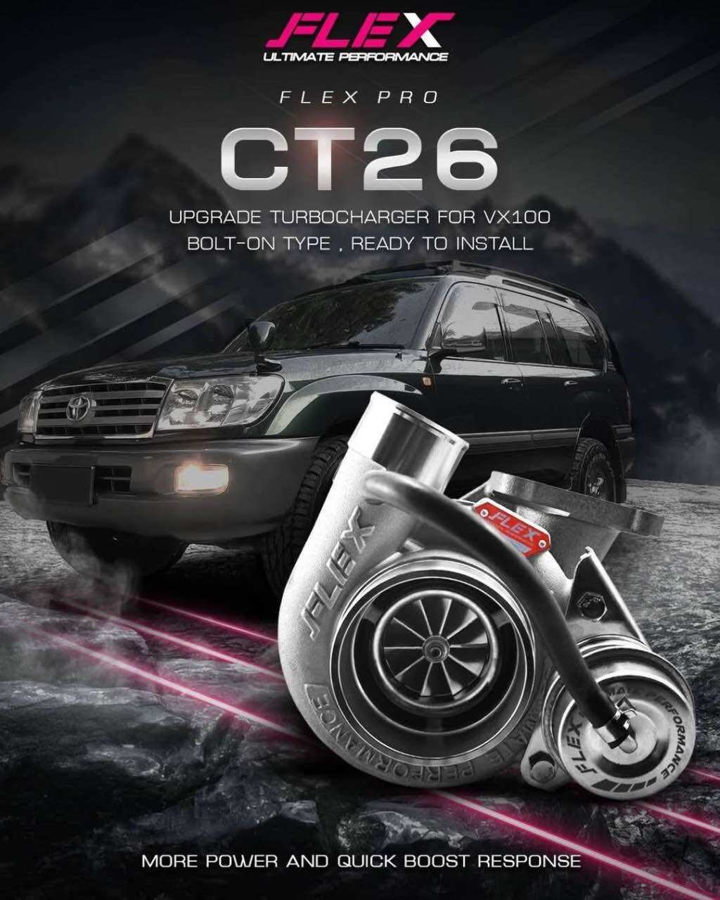 Flex 1Hd-Ct26 Direct Bolt for Landcruiser Toyota Hdj80 Hdj81 Hdj82 1Hd-T / 1Hd-Ft 4.2L Diesel Landcruiser 1990-1997 ราคา 20,000 บาท*ส่งฟรี