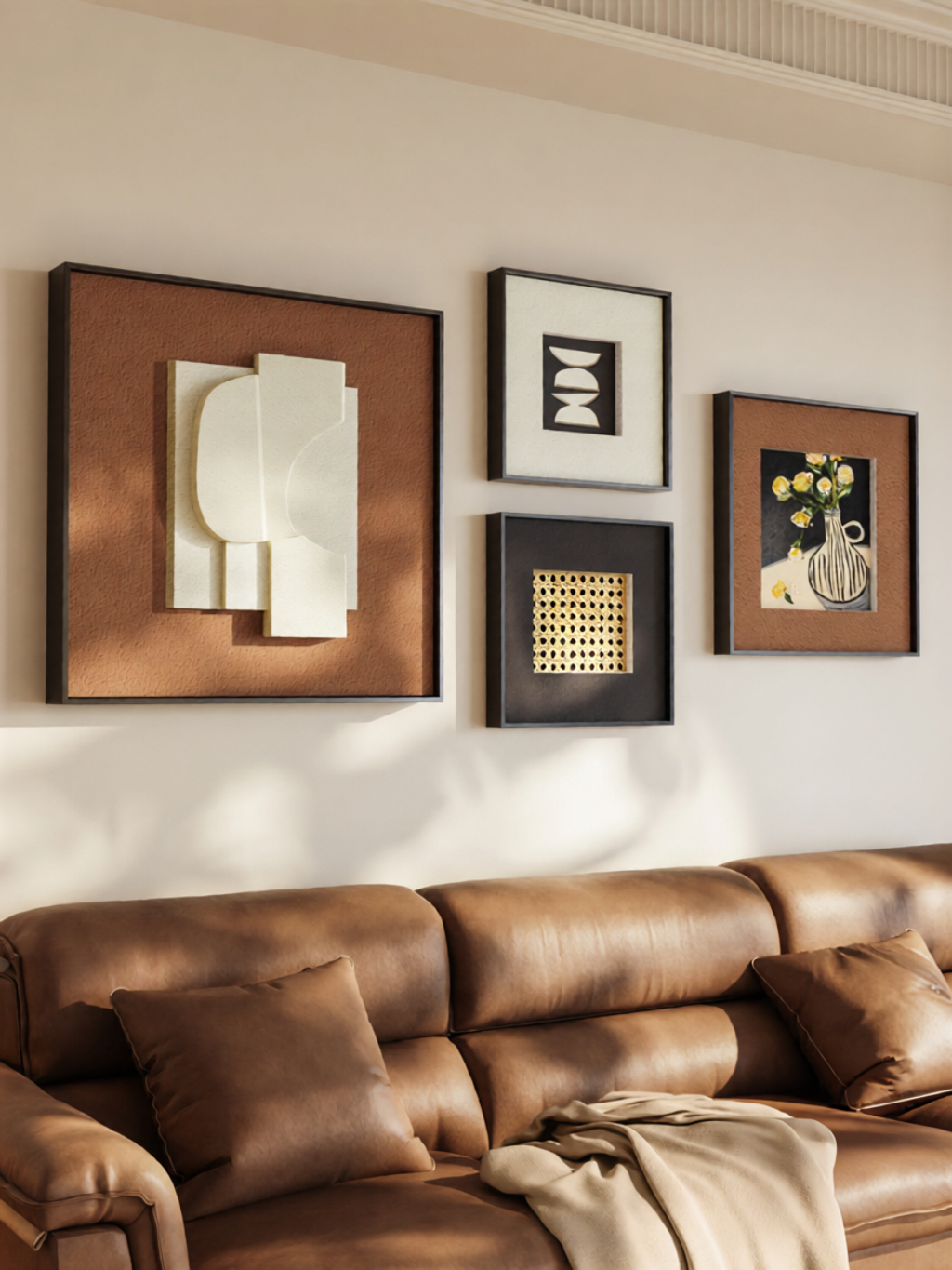 LTNS | 3D Abstract Wood Carving Decorative Painting ราคา 3,437 บาท*ส่งฟรี