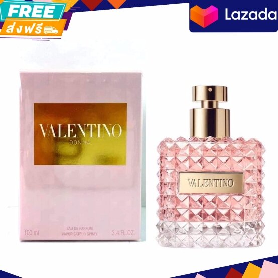 น้ำหอมผู้หญิง Valentino Donna EDP 100ml กล่องซีล ราคา 4,480 บาท*ส่งฟรี