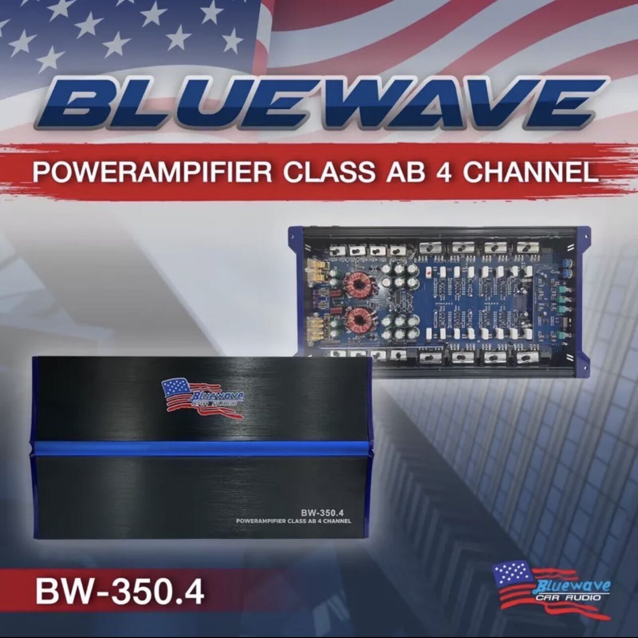 Power Amp BW-350.4 AB 4ch เพาเวอร์แอมป์ขับเสียงกลาง AB 4ชาแนล ขยายเสียง ...