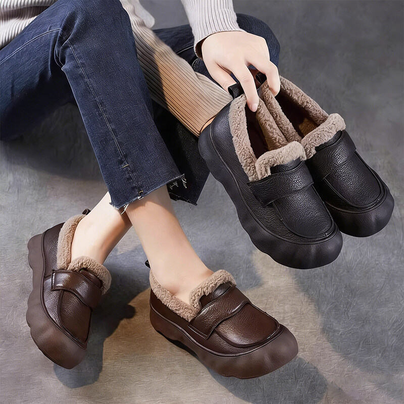 SHIPAILUO | Autumn and Winter Sheepskin Leisure Shoes ราคา 9,444 บาท*ส่งฟรี