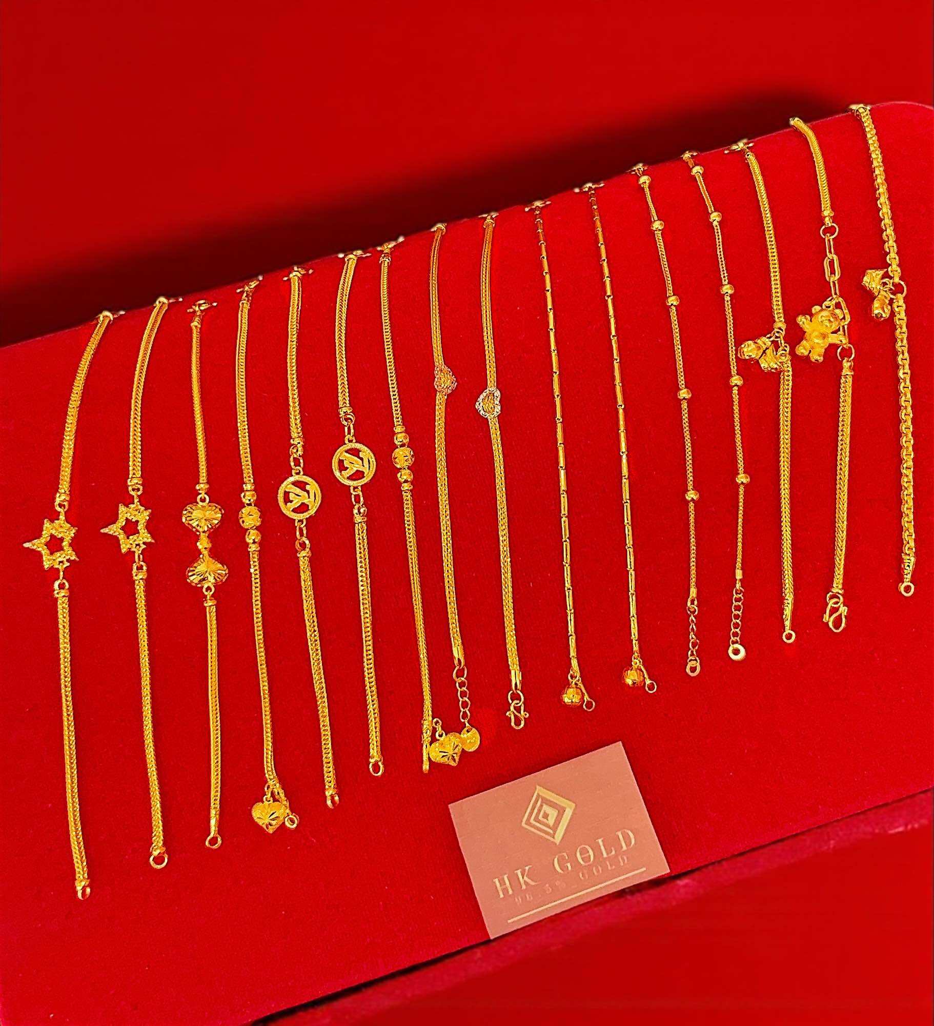 สร้อยมือทอง 1 สลึง.ทองแท้96.5% (คละลาย)#ทองยวราช#สินค้าทุกชิ้นมีใบประกันสินค้า ราคา 19,900 บาท*ส่งฟรี