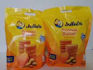 ภาพหน้าปกสินค้า2 ห่อใหญ่ ขนมจูลี่ส์ พีนัท บัตเตอร์ บิสกิต สอดใส้เนยถั่ว ห่อใหญ่ 360g Julie& peanut butter biscu ที่เกี่ยวข้อง